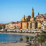 Loiseau Bleu -studio Terrasse - Parking - Clim Apartamento Menton